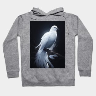 Fantasy White Pigeon Hoodie